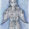 Engel, Bleistift (2018)