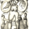 Marion Lucka: Dezember, Bleistift (2009)