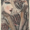 Bleistift/Buntstift 10 x20 (2003)