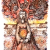 Marion Lucka: Stiller Baum , Tusche (2009)
