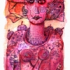 Marion Lucka: Zustand im Juni, 10 x 12 cm (2008)