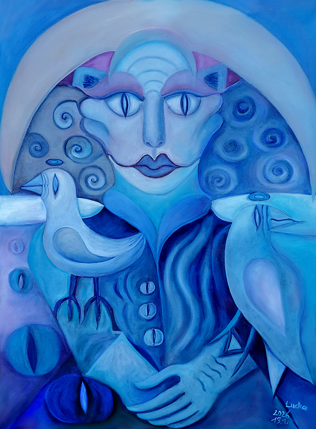 BlaueKatzenfrau2026home